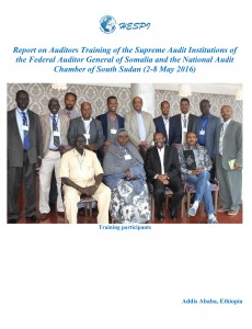 Auditors Training Report 2016-1