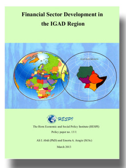 Financial Sector Development In IGAD Region