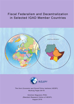 Fiscal Federalism and Decentralization in Selected IGAD Member Countries