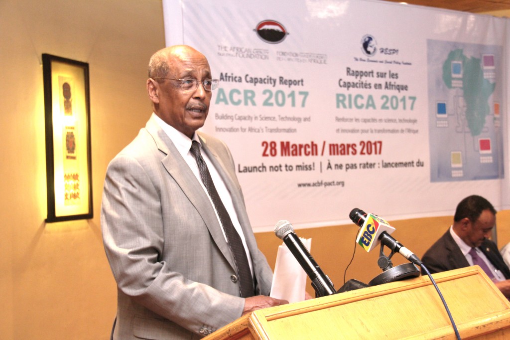 Launch of the Africa Capacity Report 2017 on Building Capacity in Science, Technology And Innovation for Africa’s Transformation, March 28, 2017, Addis Ababa