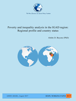 Poverty and inequality analysis in the IGAD region: Regional profile and country status