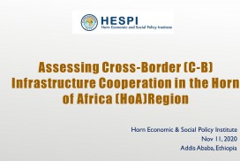 Regional Economic Cooperation and Integration in the Horn of Africa