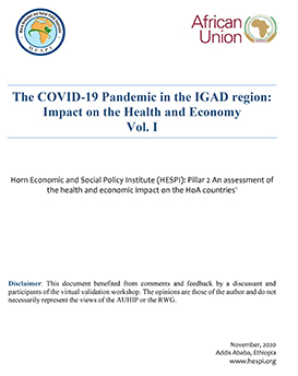 The COVID-19 Pandemic in the IGAD region:   Impact on the Health