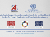 The South-South cooperation on leveraging knowledge and good practices sharing for poverty eradication and sustainable development