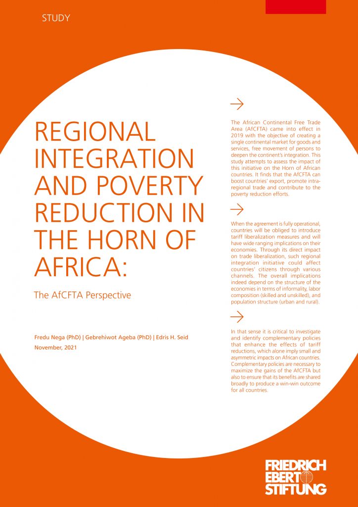 REGIONAL INTEGRATION AND POVERTY REDUCTION IN THE HORN OF AFRICA: The AfCFTA Perspective